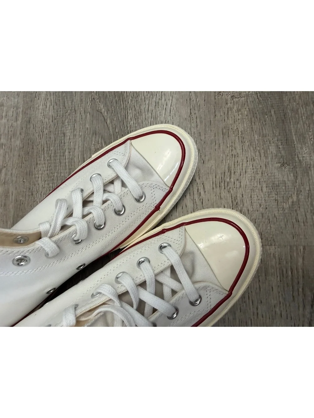New White Converse High Top Sneakers